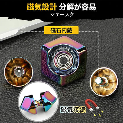 HAWSTONE メタルキューブ ハンドスピナー｜変形フィジェットトイ