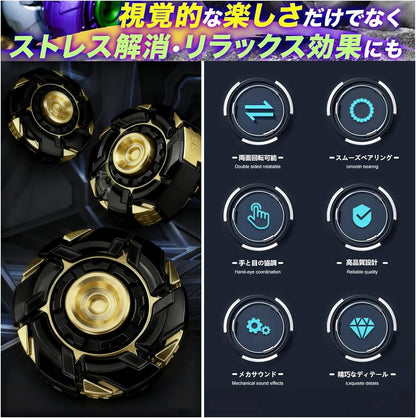 HAWSTONE フィンガースピナー EDC メタル ハンドスピナー